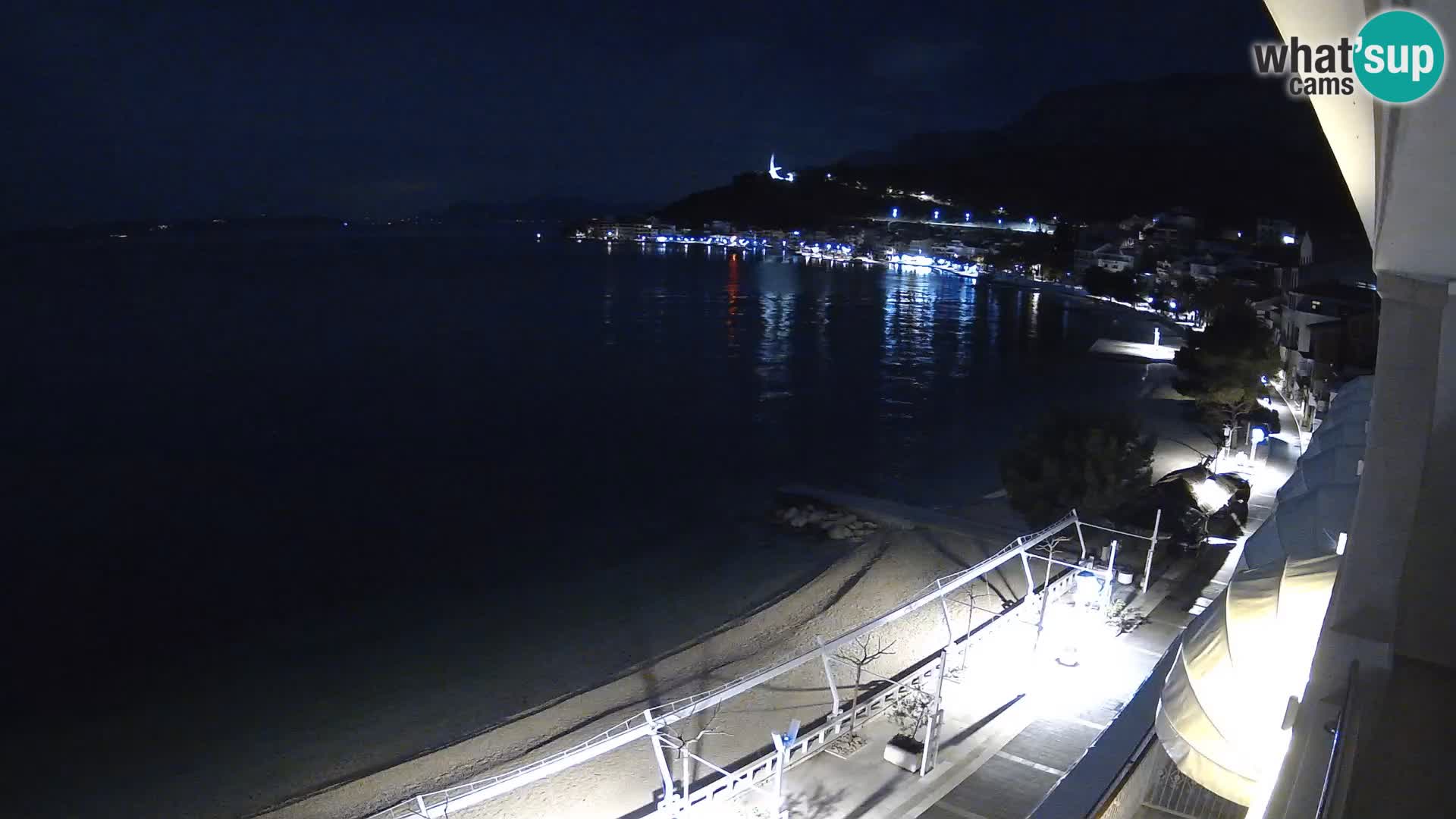 Razgled na plažo v Podgori