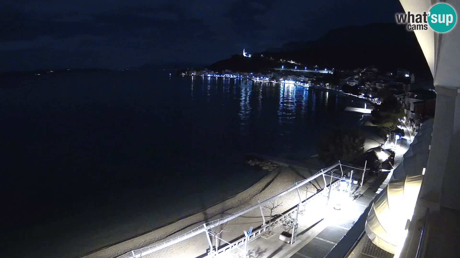 Vista de la playa in Podgora