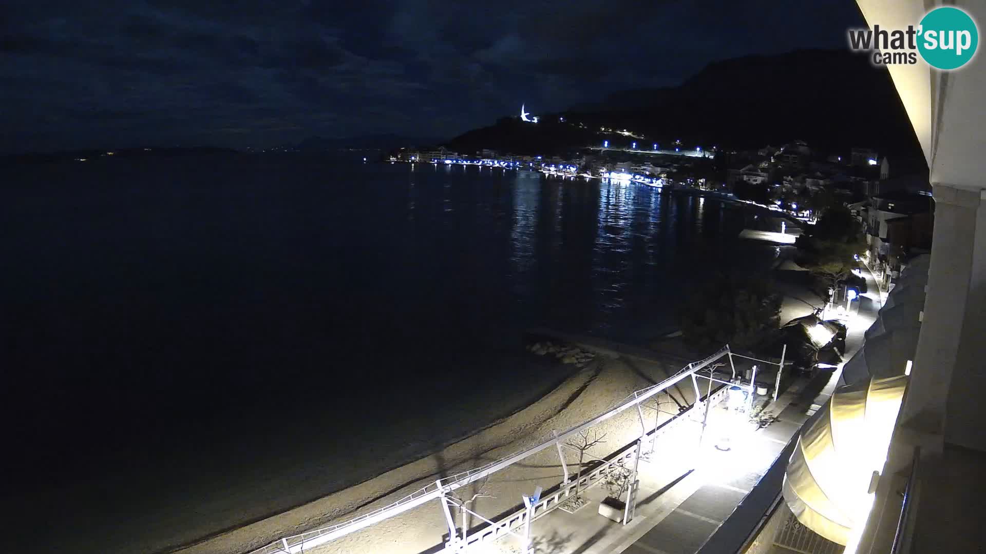 Panorama strand in Podgora