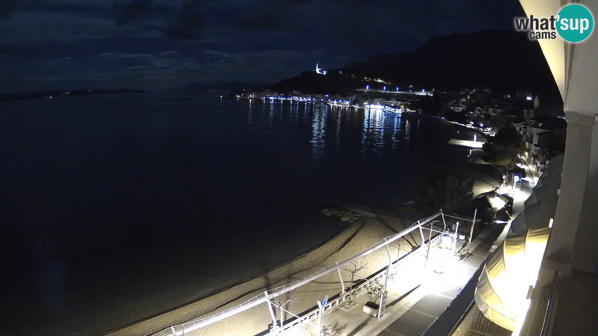 Pogled na plažu Podgori