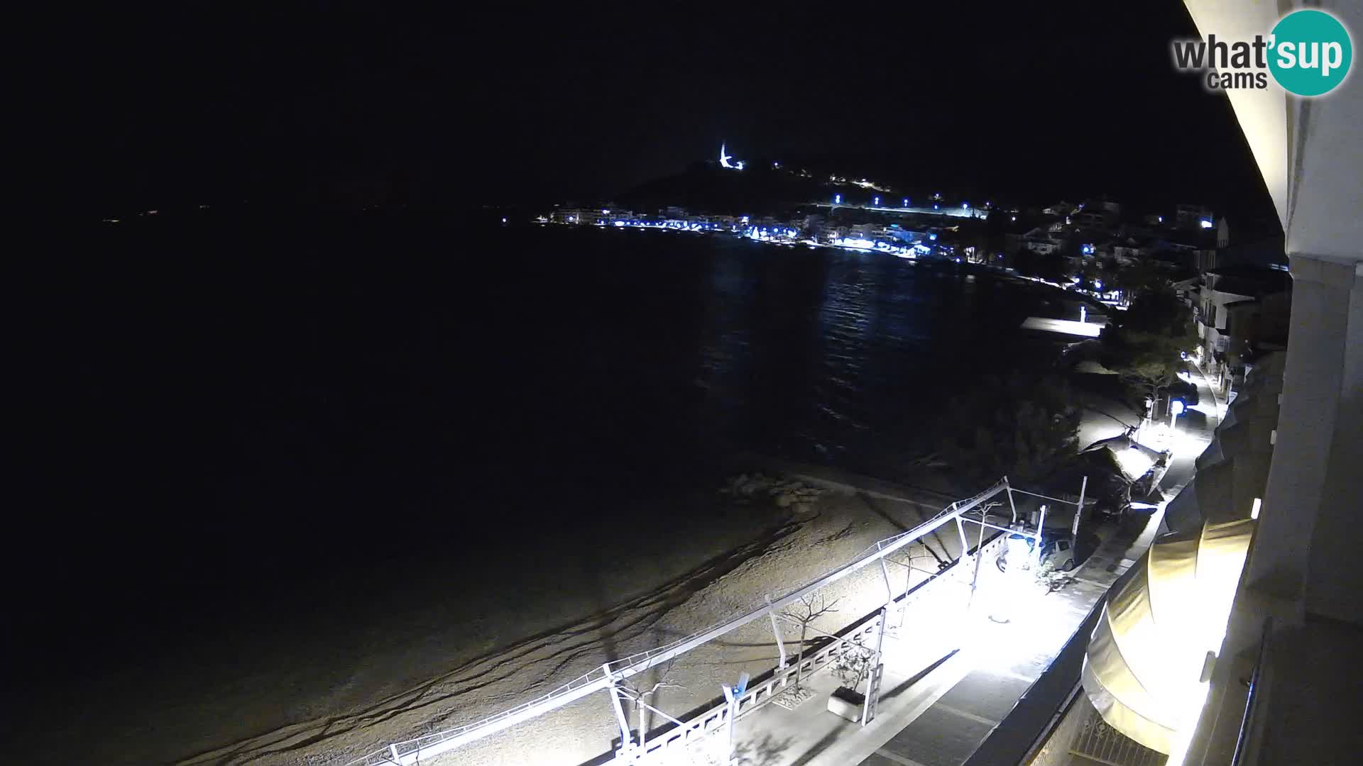 Razgled na plažo v Podgori