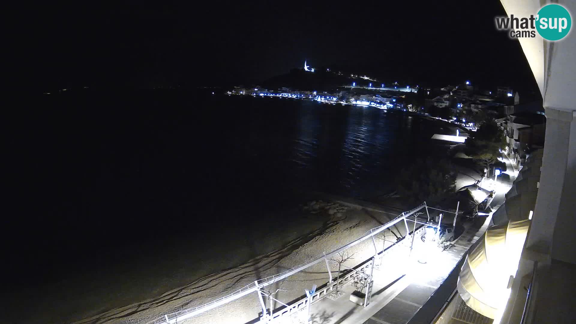 Podgora webcam – panorama beach – Dalmatia – Croatia