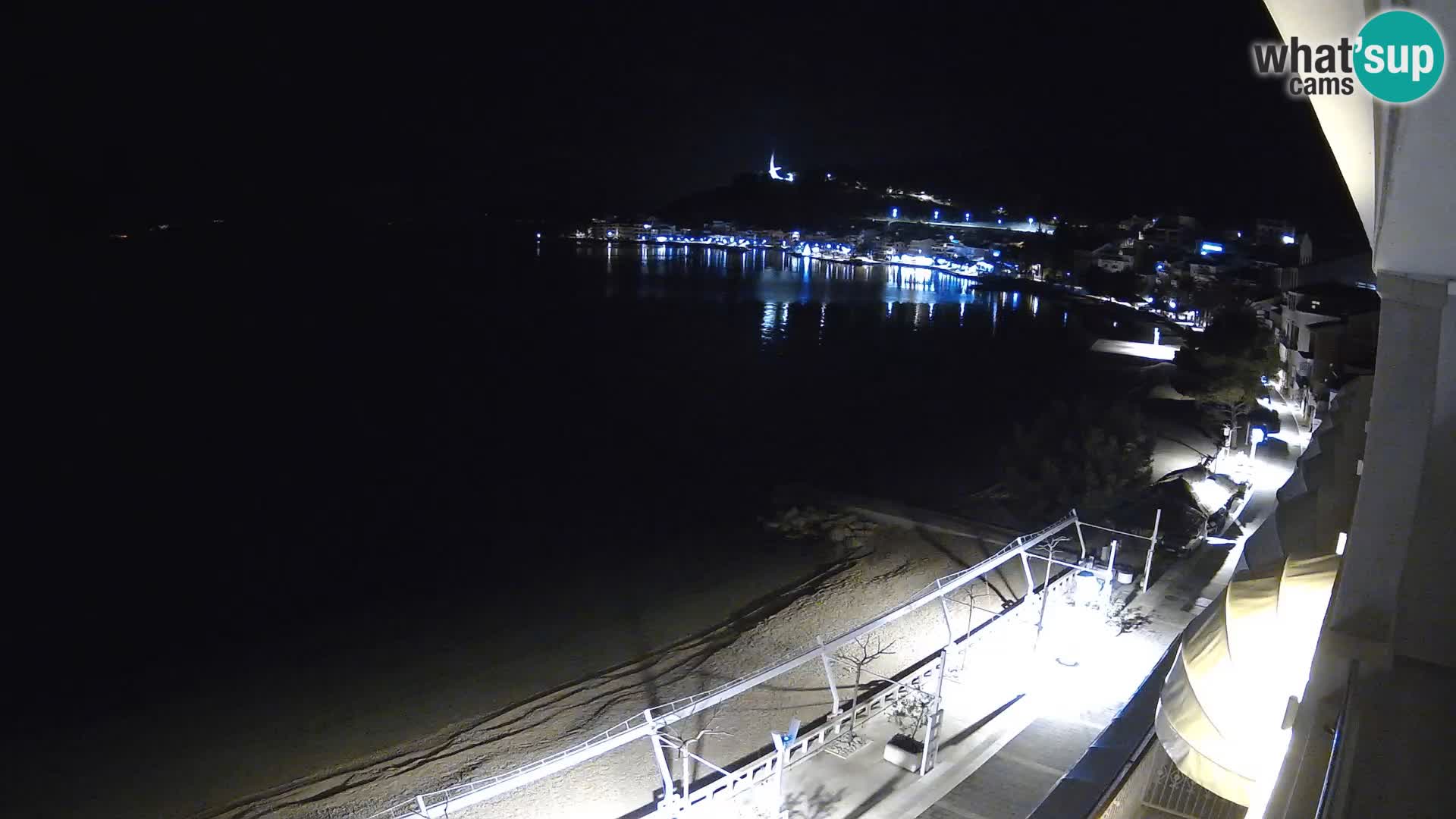 Panorama strand in Podgora