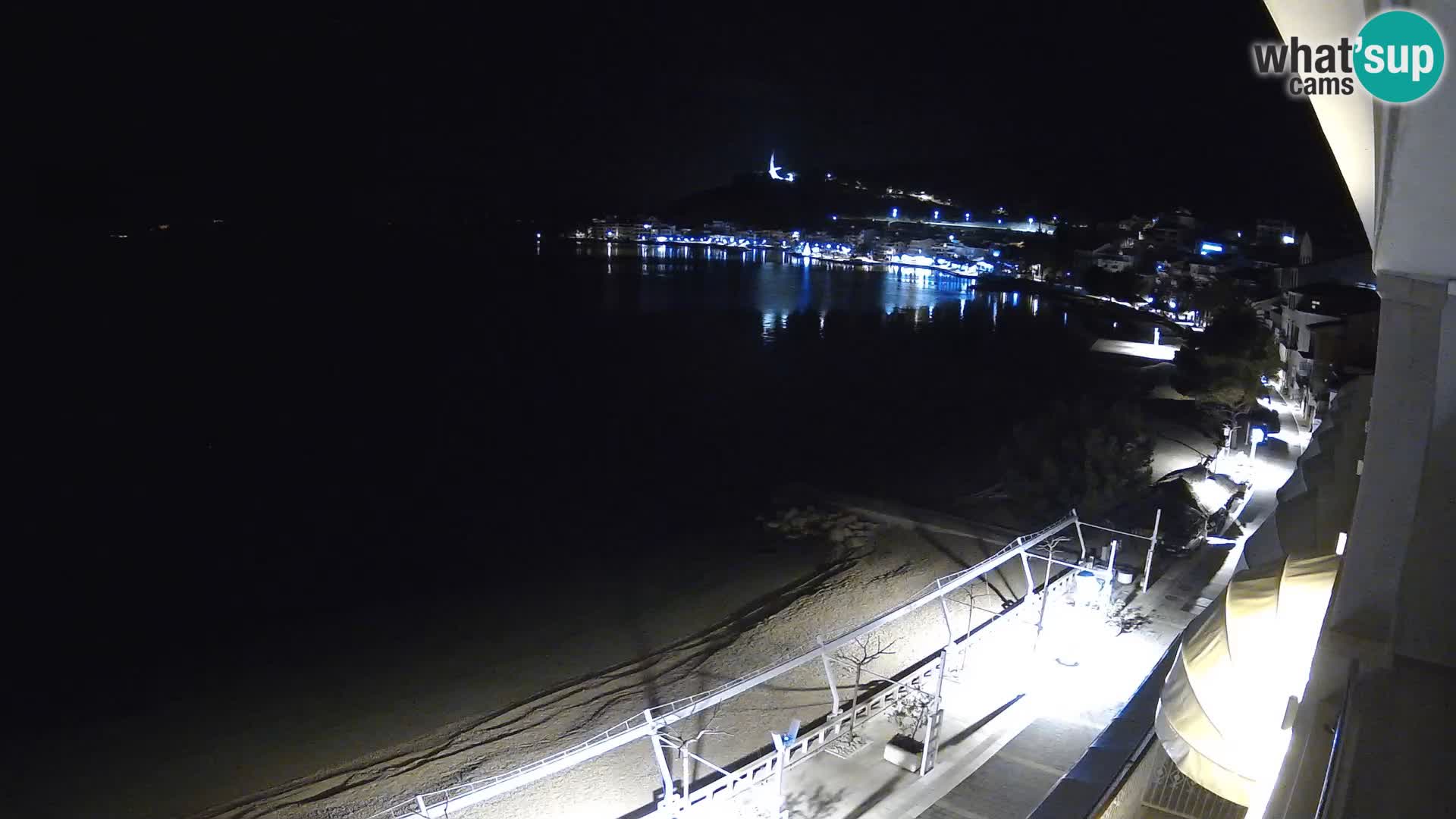 Pogled na plažu Podgori