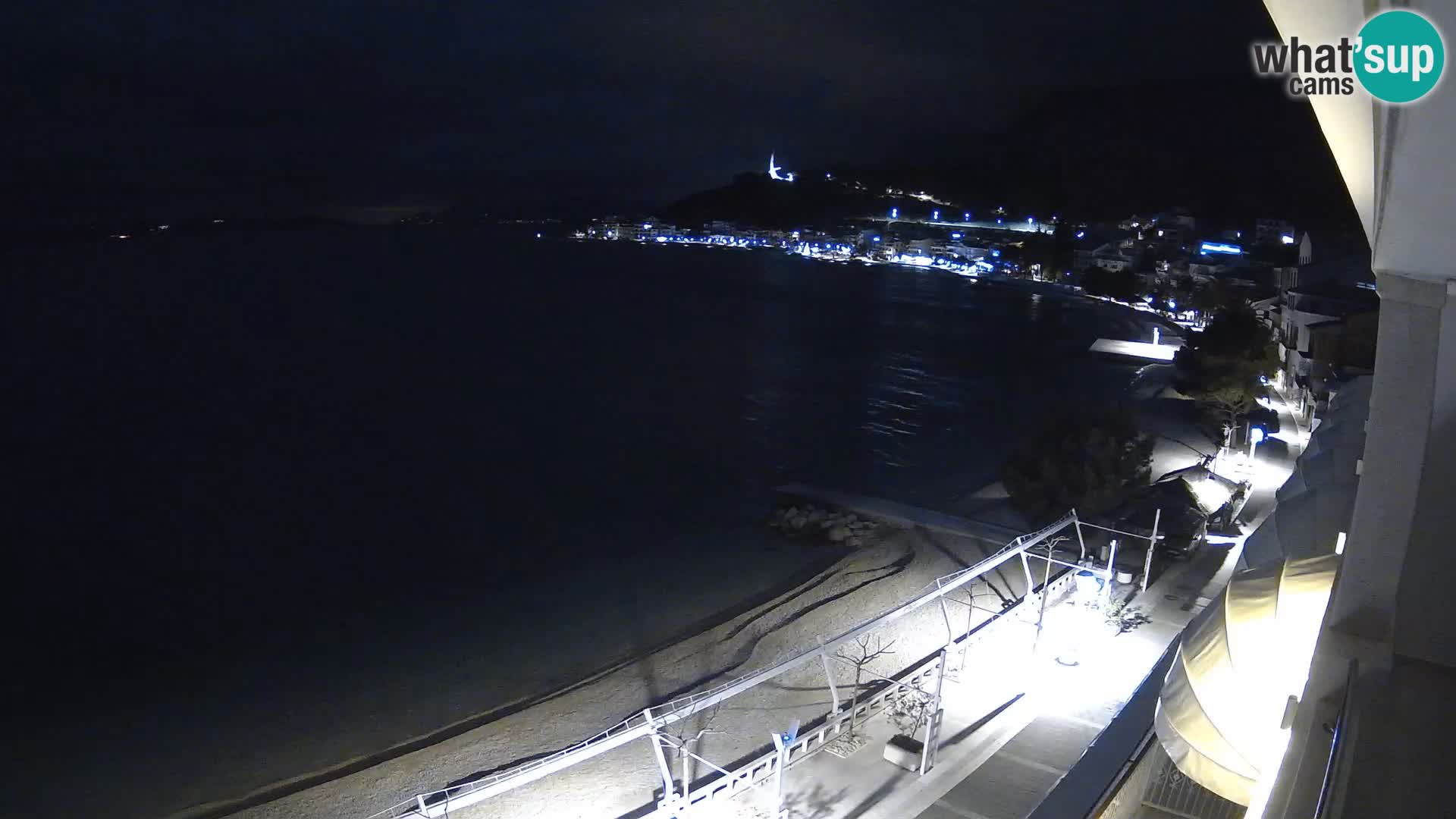 Pogled na plažu Podgori