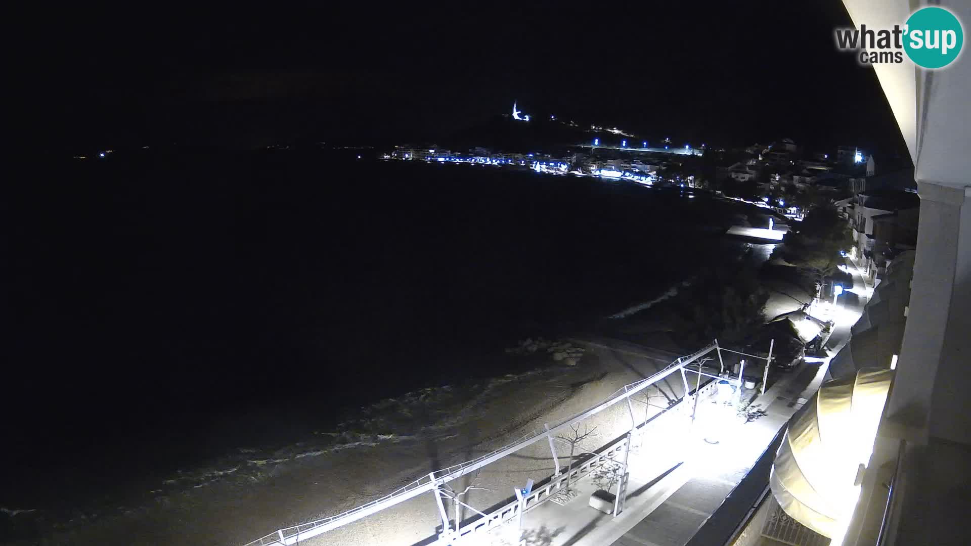 Vista de la playa in Podgora