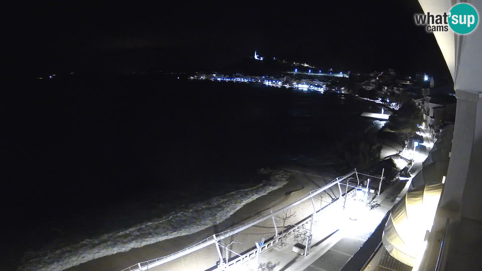 Podgora webcam – panorama beach – Dalmatia – Croatia