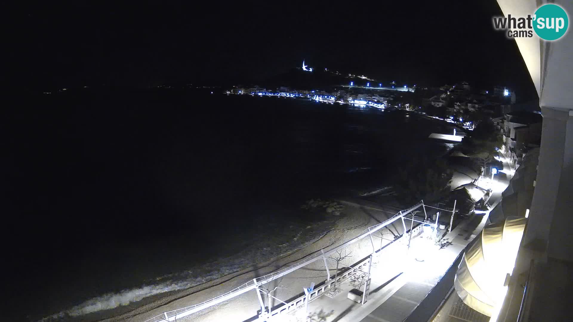 Podgora webcam – panorama beach – Dalmatia – Croatia