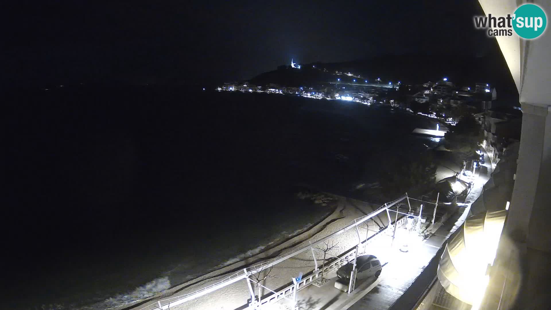 Panorama strand in Podgora