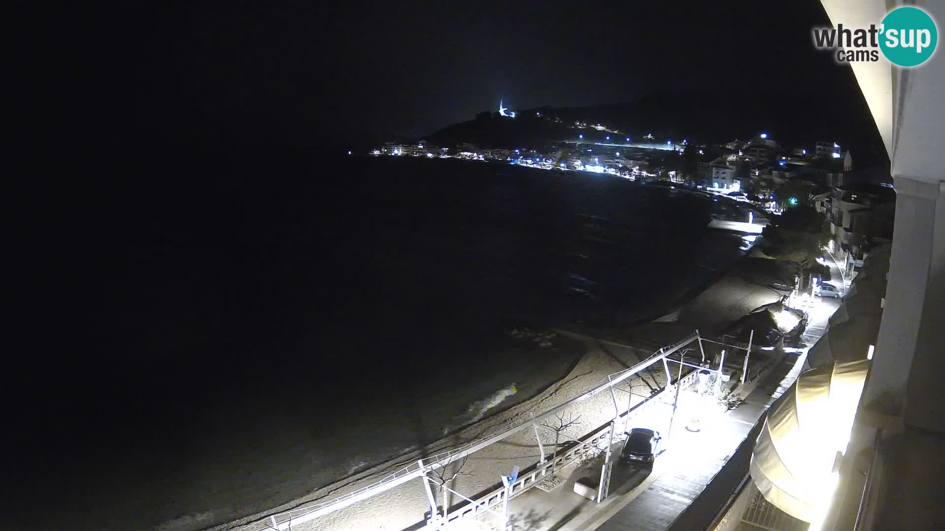 Podgora webcam – panorama beach – Dalmatia – Croatia