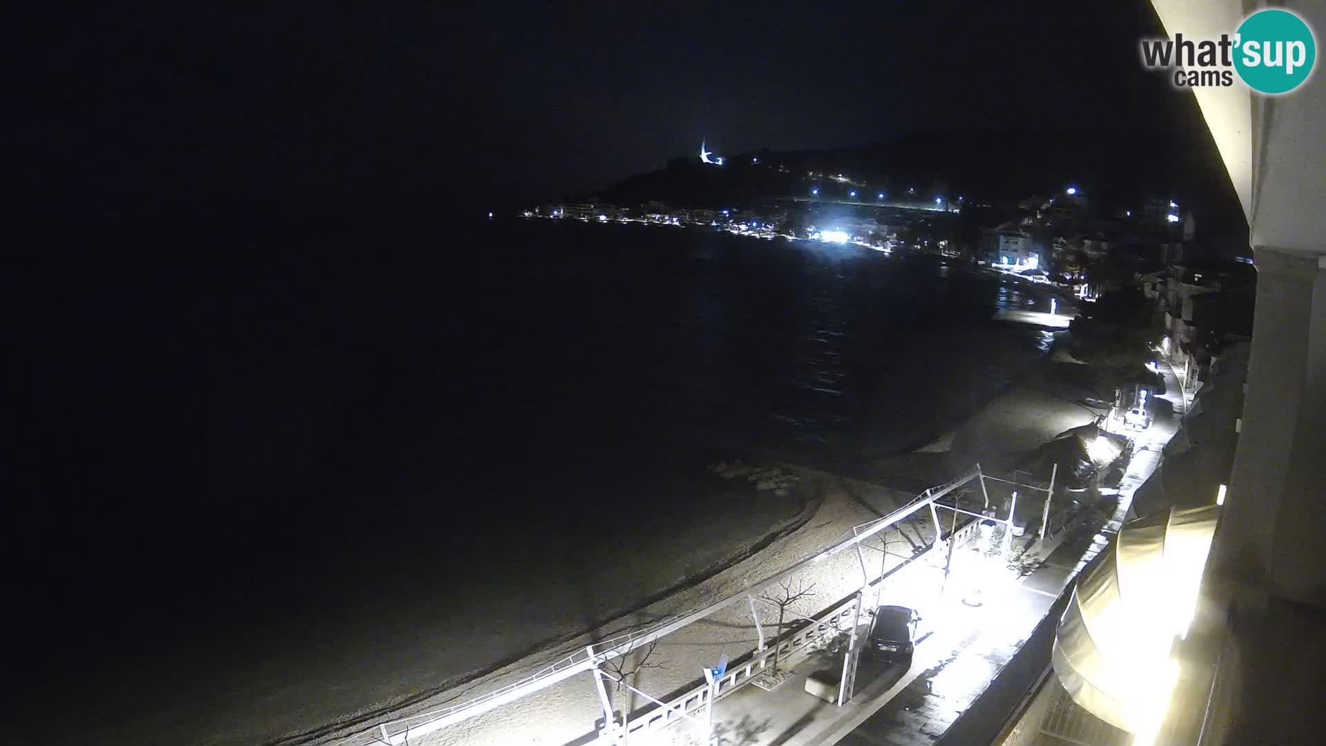 Panorama strand in Podgora