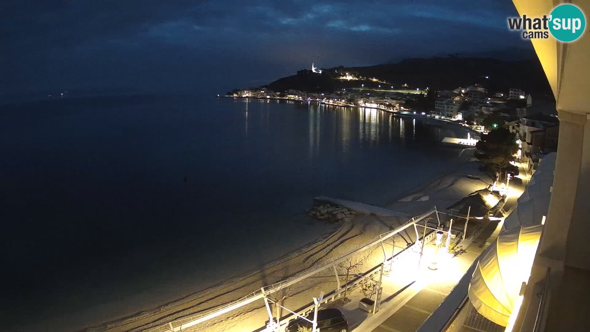 Podgora webcam – panorama beach – Dalmatia – Croatia