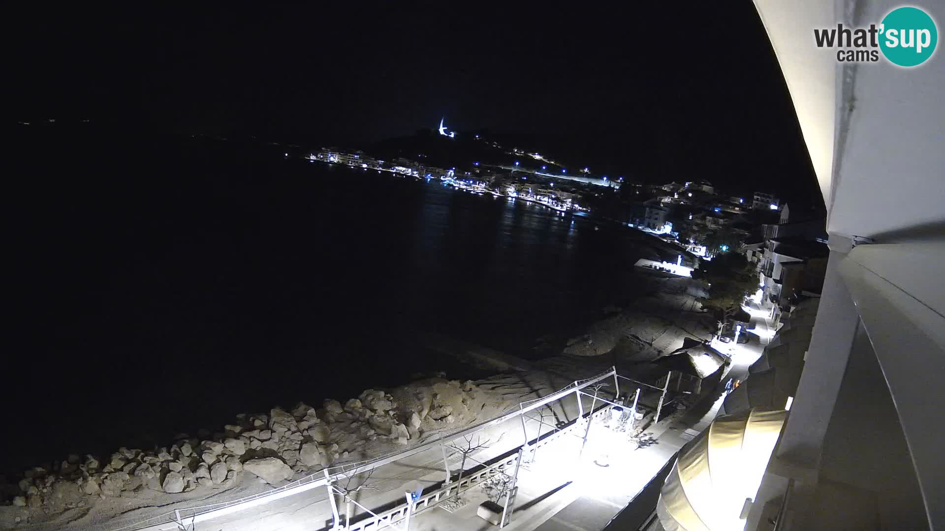 Razgled na plažo v Podgori