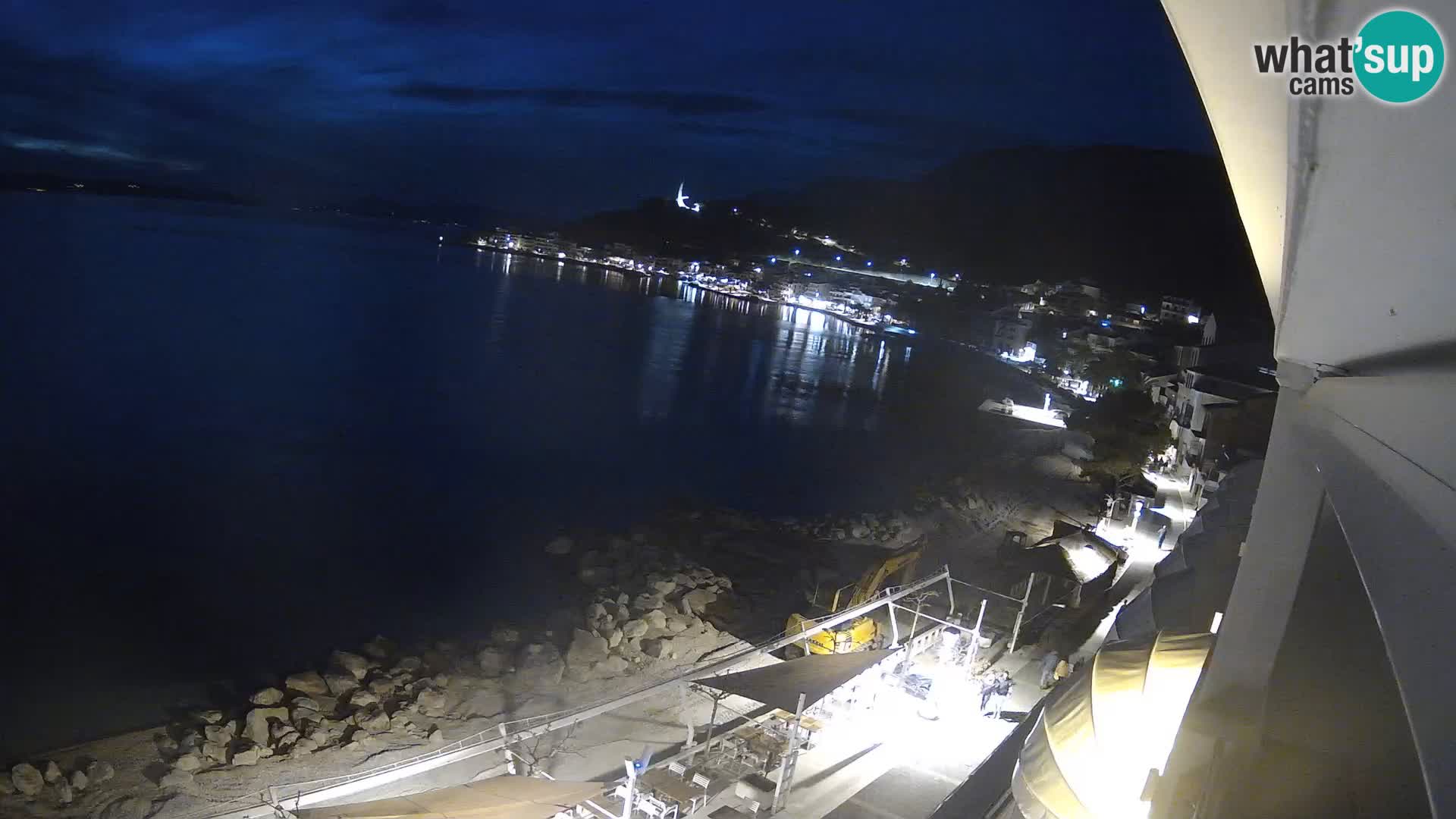 Pogled na plažu Podgori