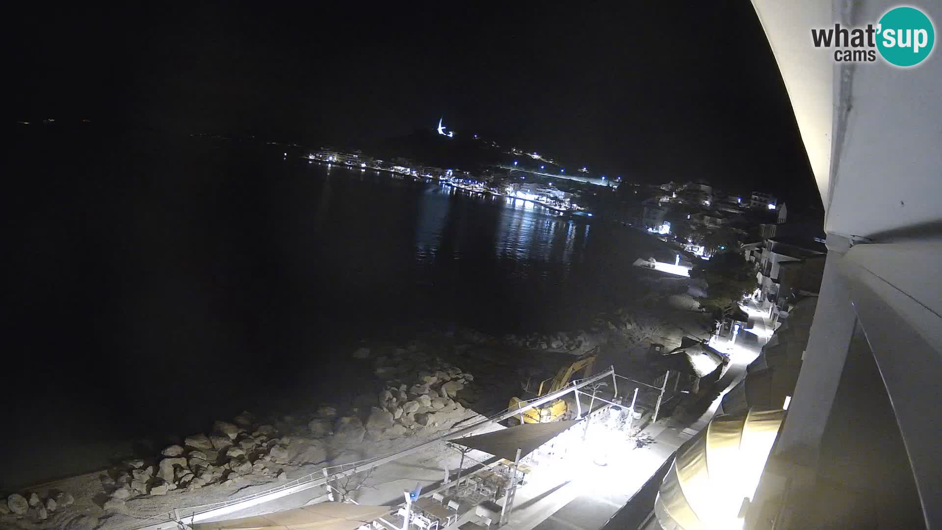 Panorama strand in Podgora