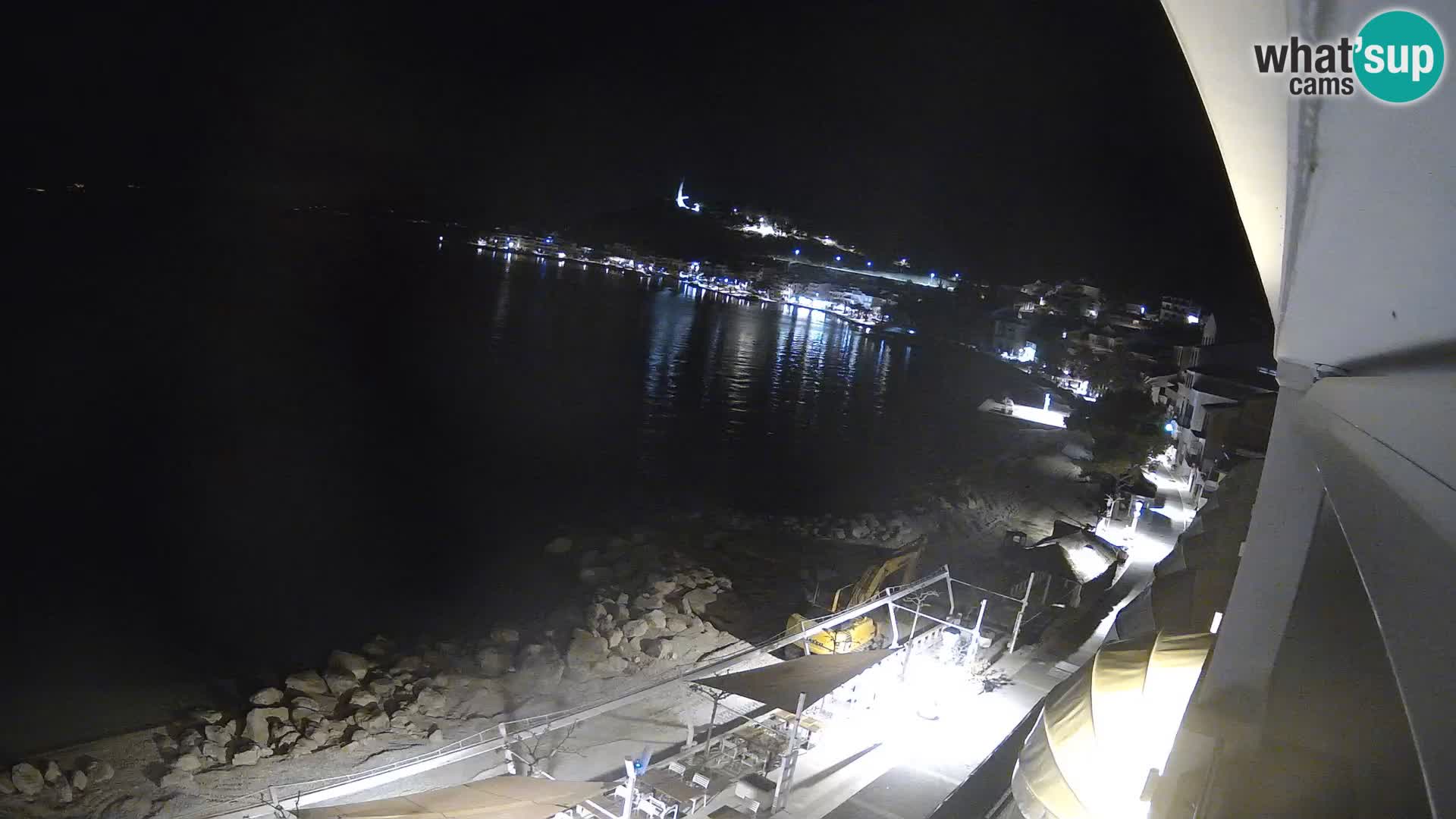 Razgled na plažo v Podgori