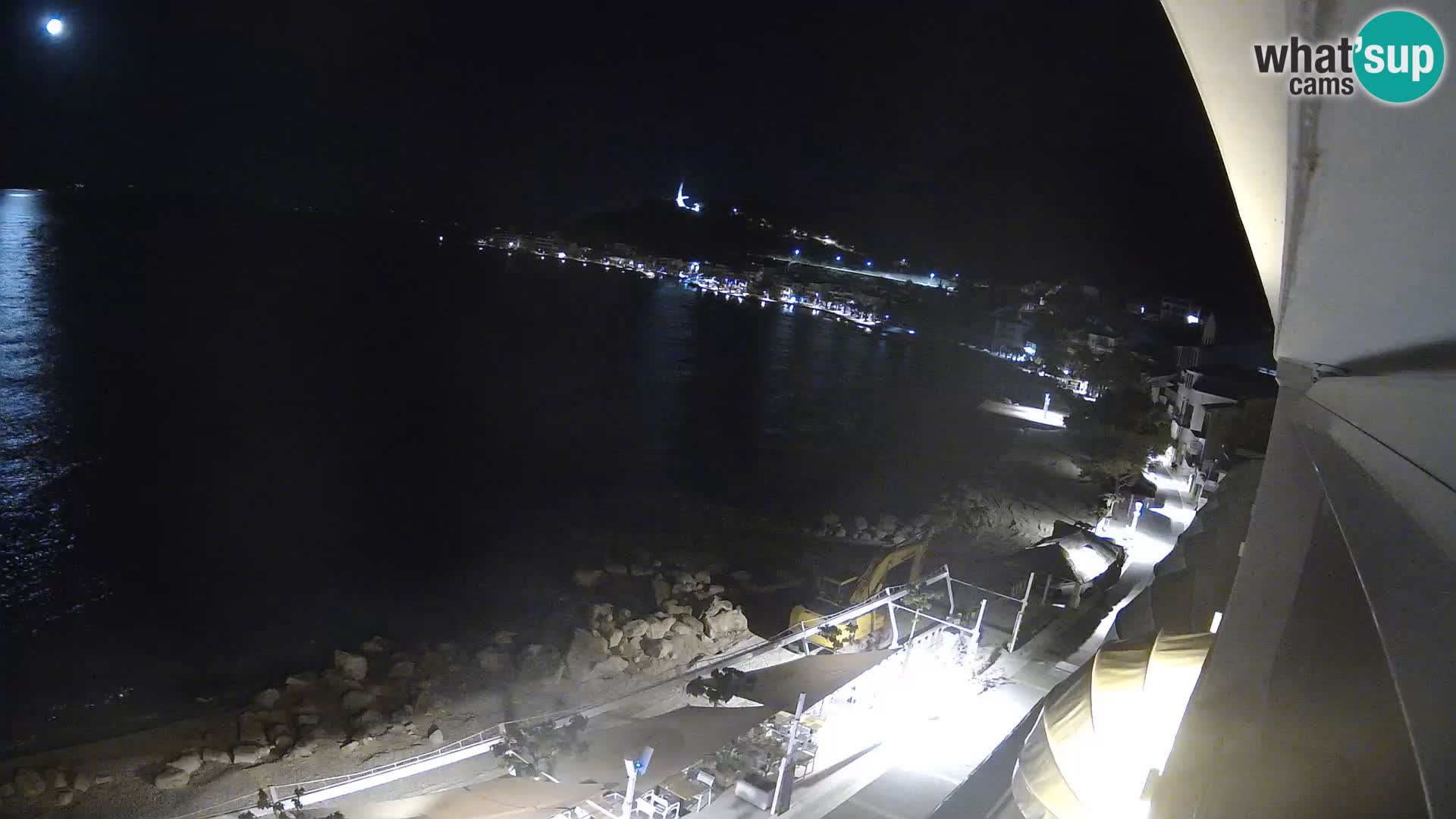 Pogled na plažu Podgori