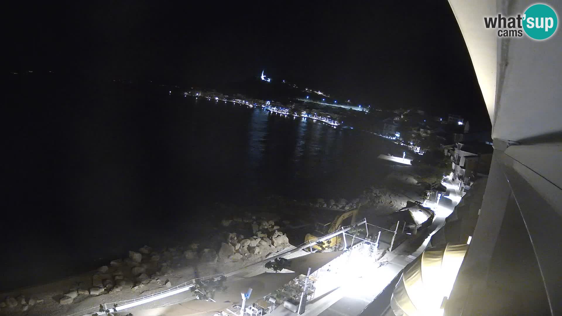 Razgled na plažo v Podgori