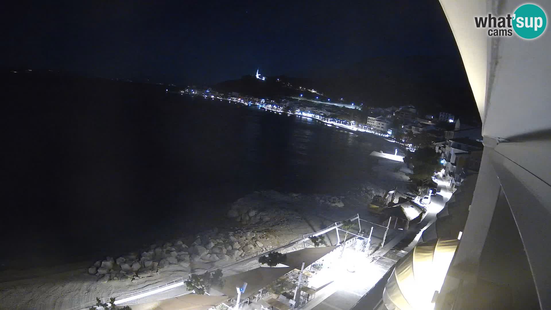 Razgled na plažo v Podgori