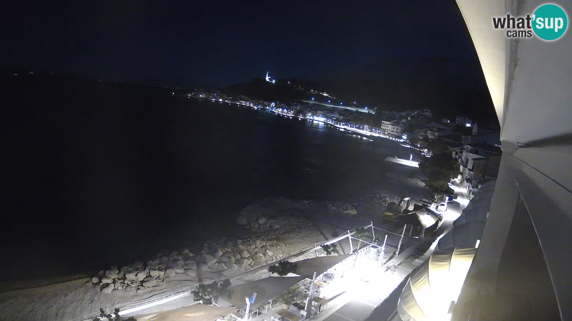 Pogled na plažu Podgori