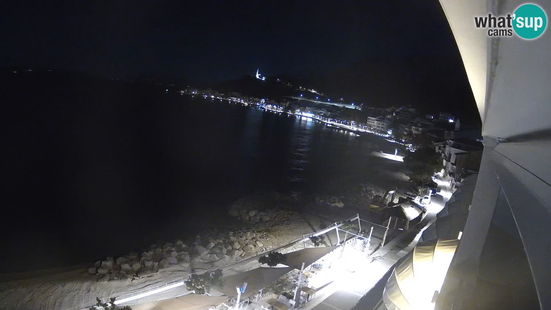 Podgora webcam – panorama beach – Dalmatia – Croatia