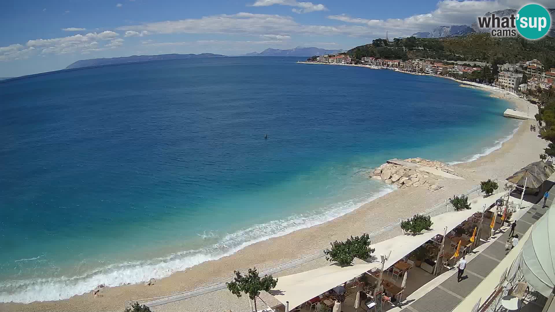 Pogled na plažu Podgori