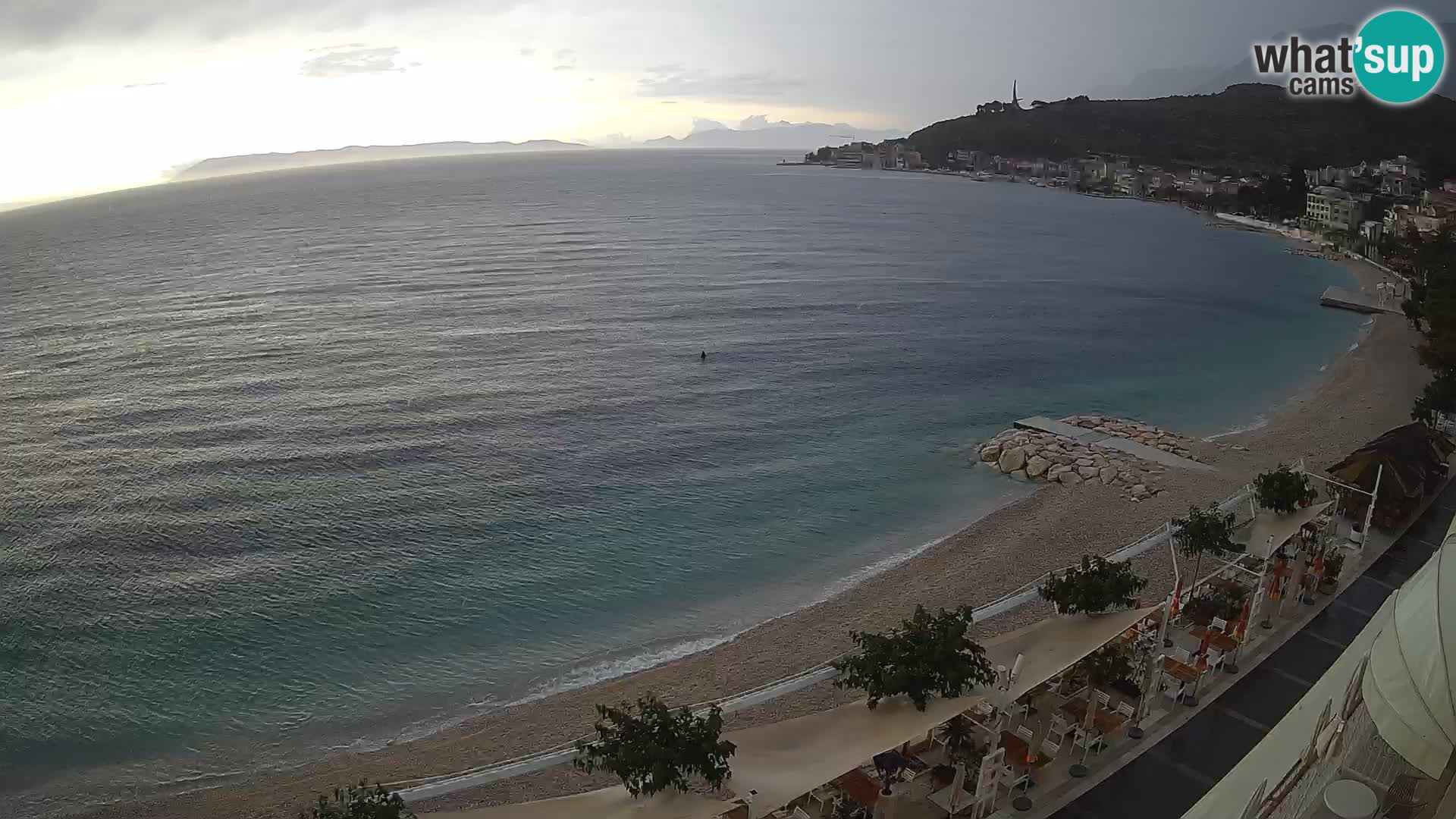 Podgora webcam – panorama beach – Dalmatia – Croatia