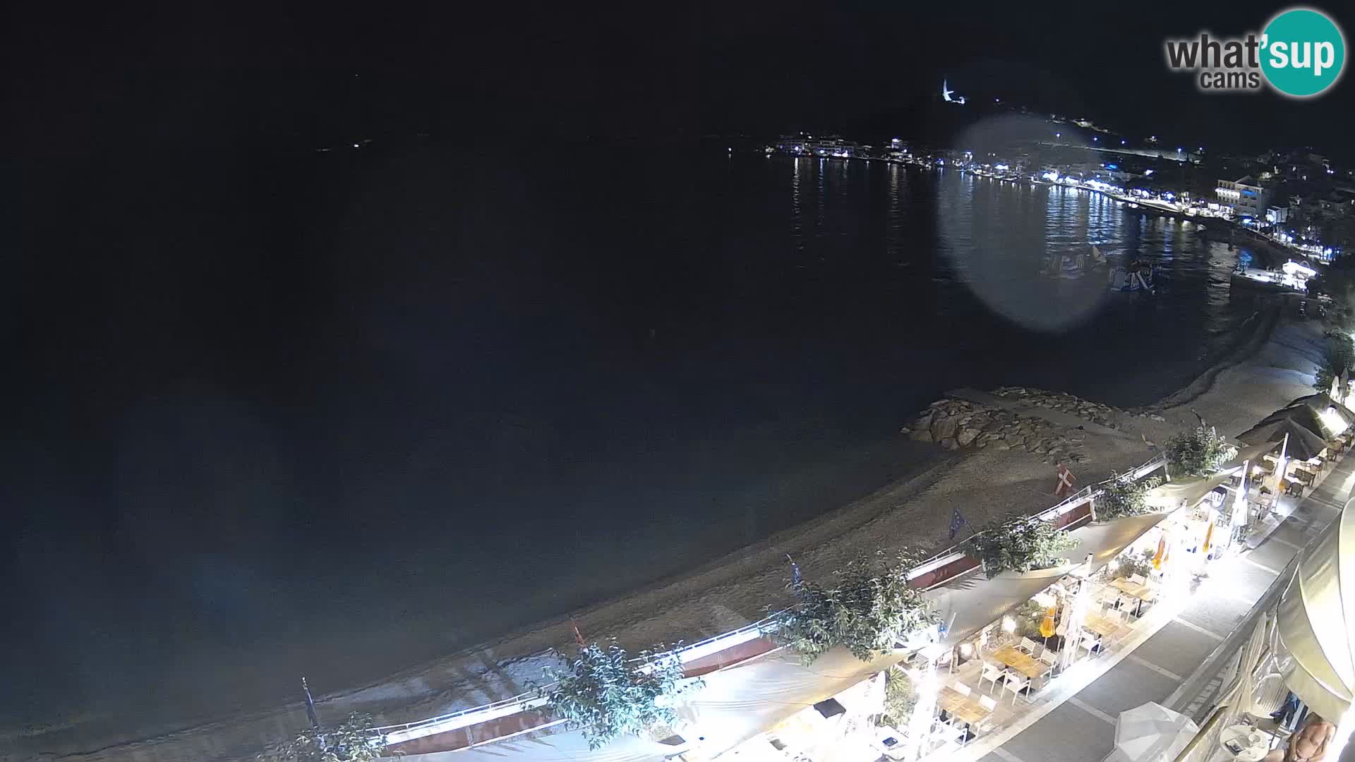 Panorama strand in Podgora