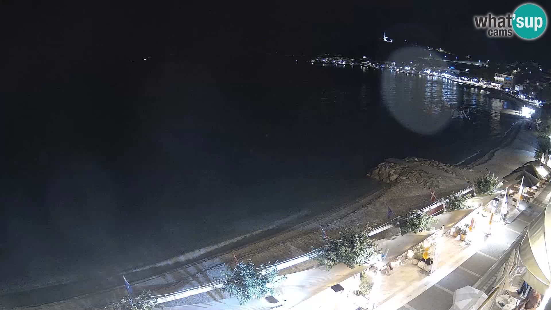 Podgora webcam – panorama beach – Dalmatia – Croatia