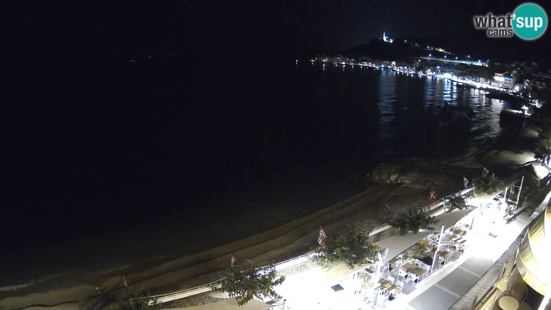 Podgora webcam – panorama beach – Dalmatia – Croatia