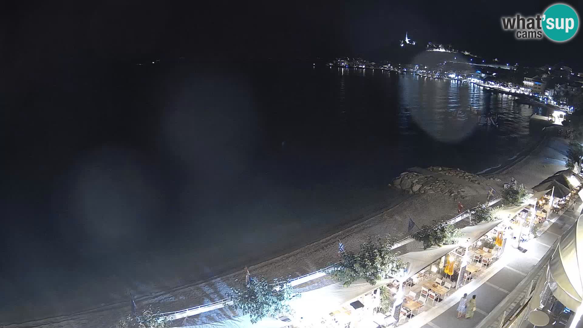 Vista de la playa in Podgora