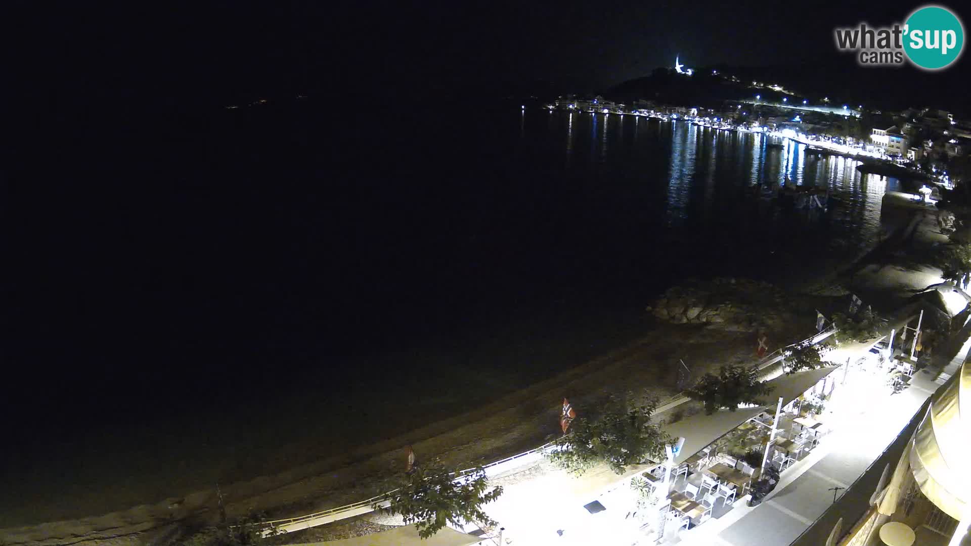 Panorama strand in Podgora