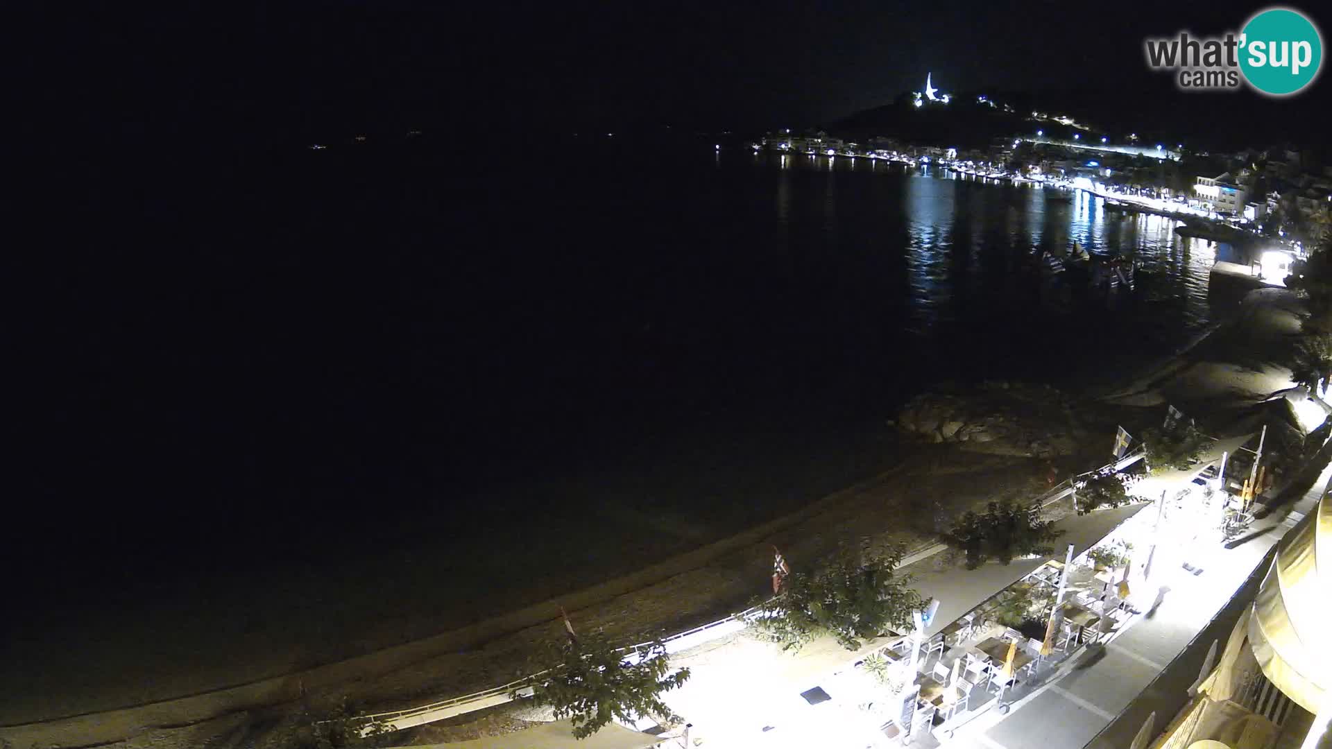 Panorama strand in Podgora