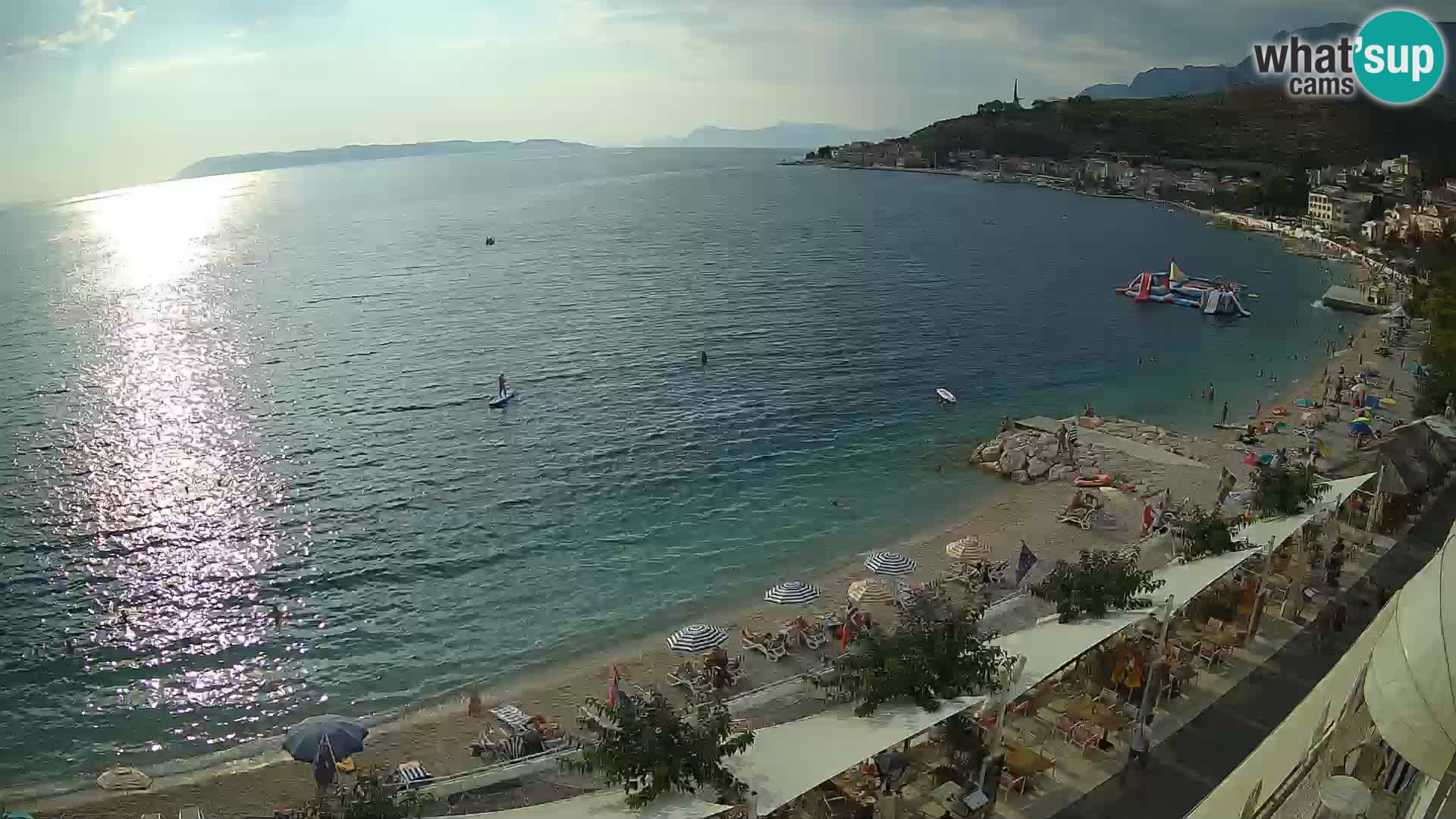 Panorama strand in Podgora
