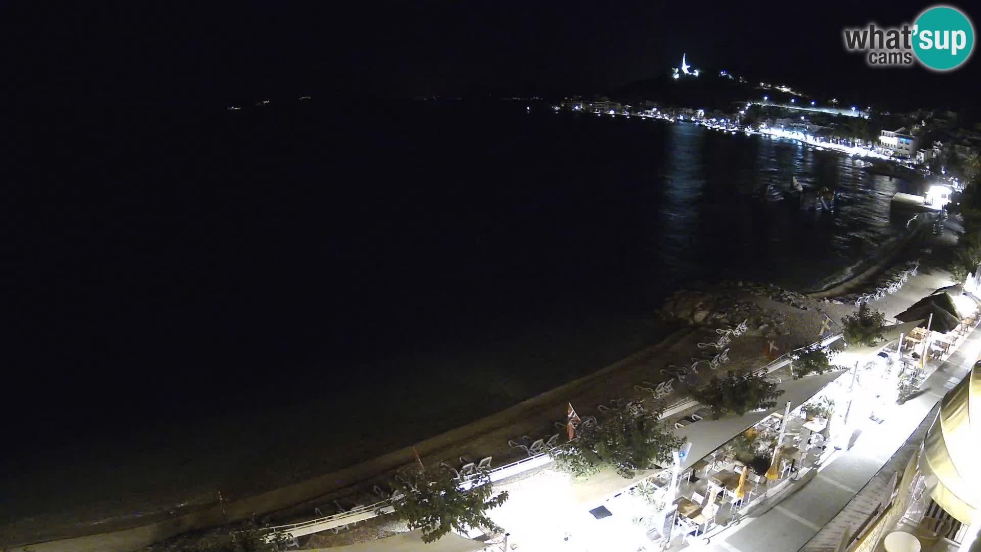 Podgora webcam – panorama beach – Dalmatia – Croatia