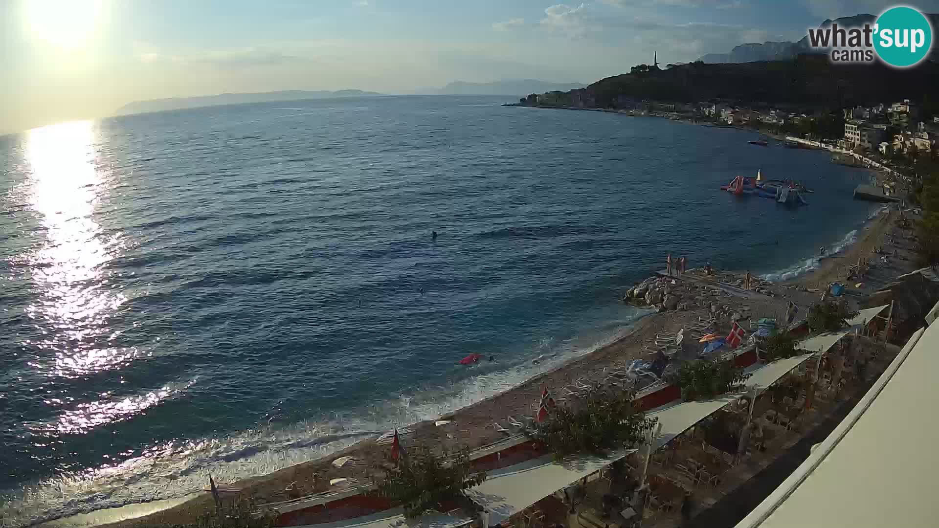 Panorama strand in Podgora