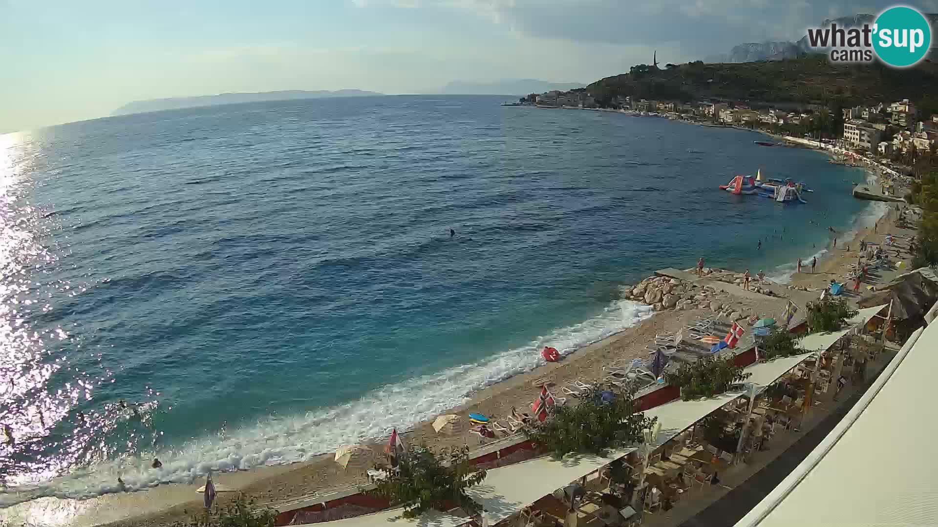 Pogled na plažu Podgori