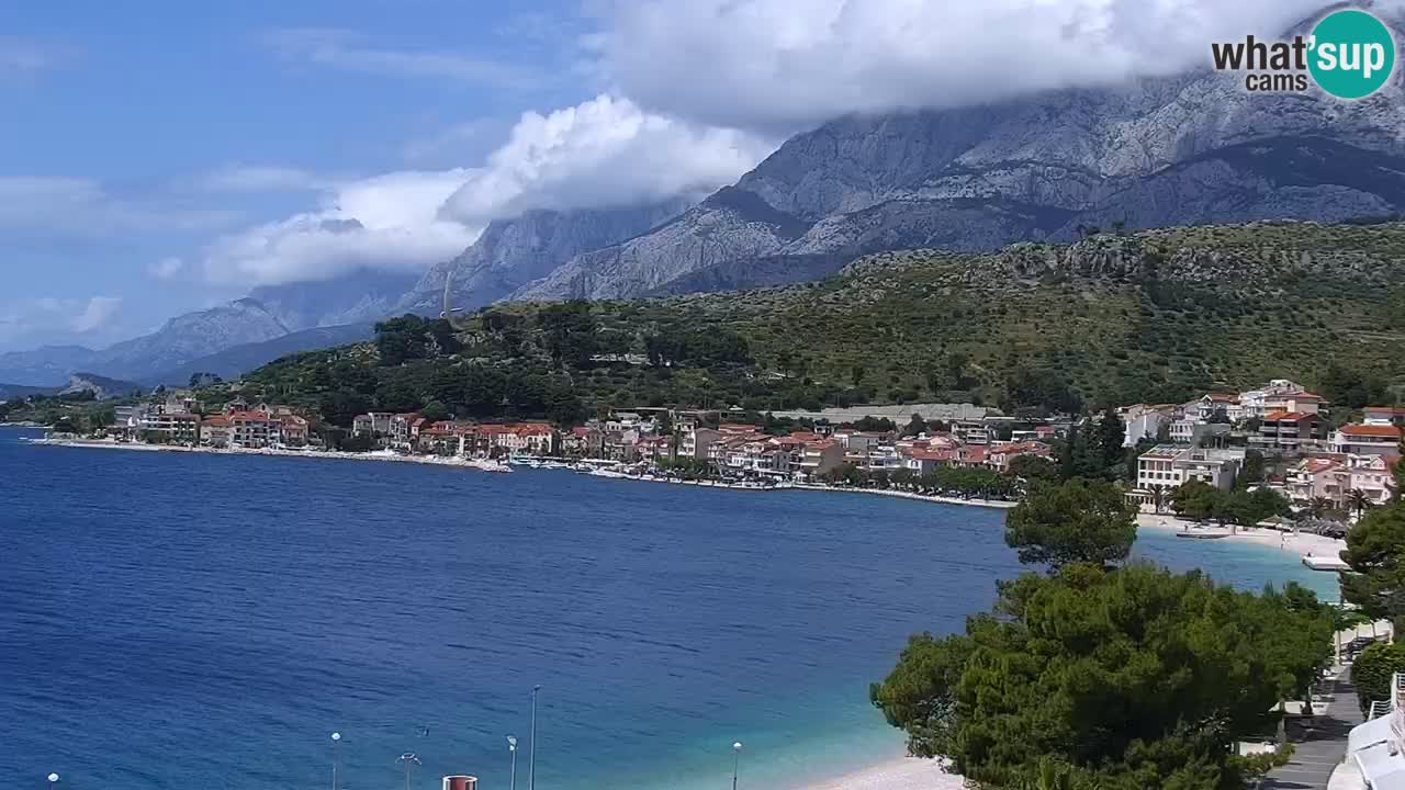 Live webcam Podgora beach – Dalmatia – Croatia