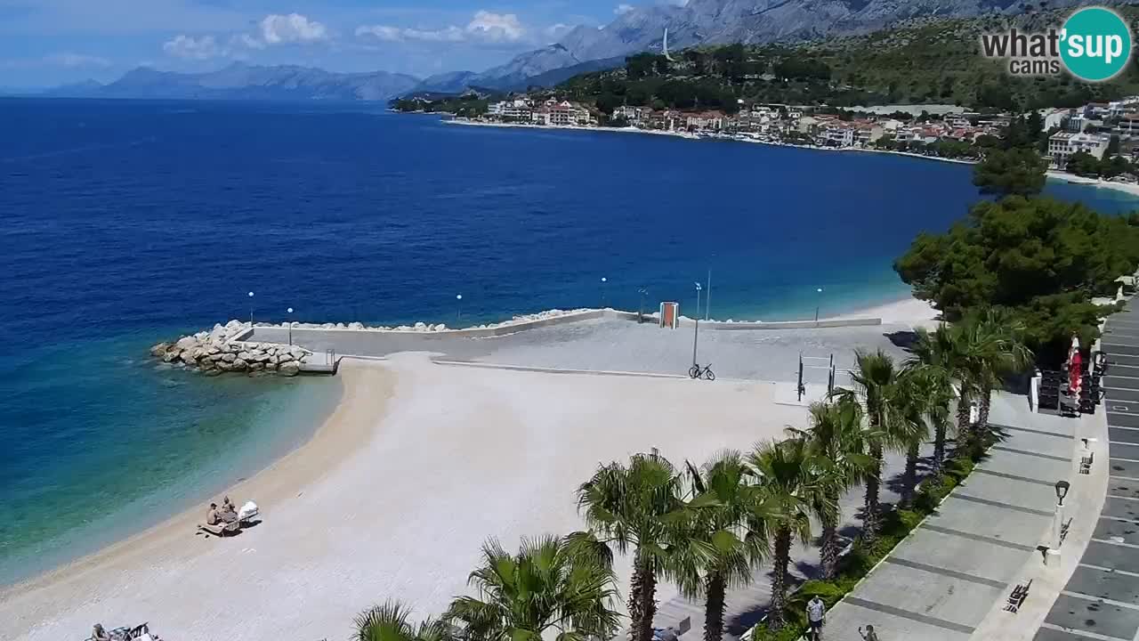 Live webcam Podgora beach – Dalmatia – Croatia
