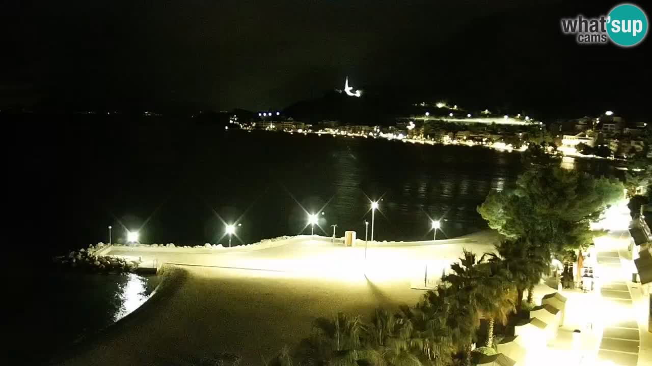 Live webcam Podgora beach – Dalmatia – Croatia