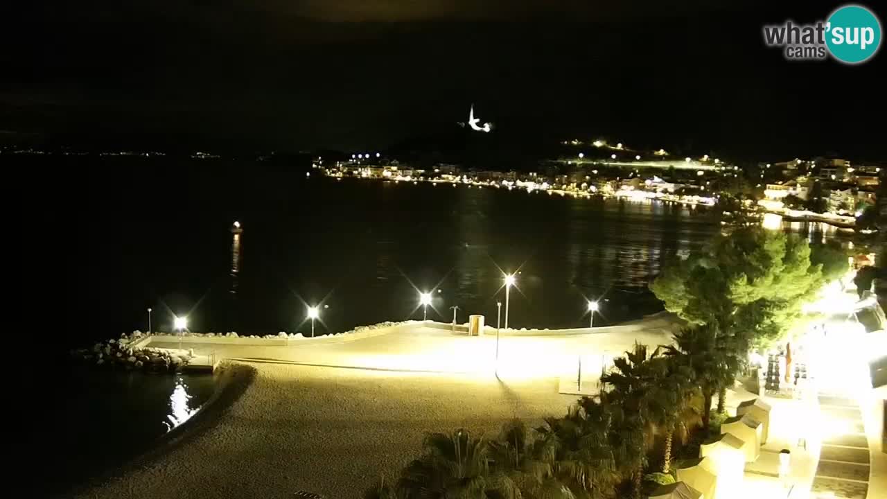 Live webcam Podgora beach – Dalmatia – Croatia