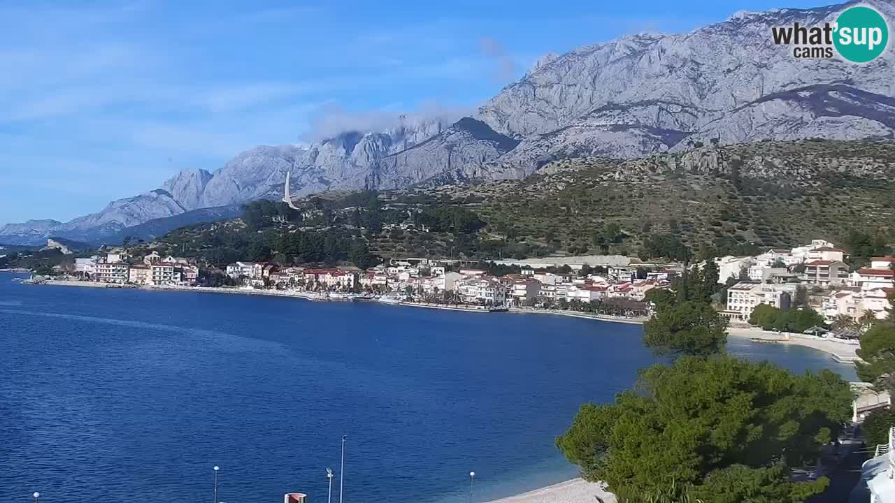 Live webcam Podgora beach – Dalmatia – Croatia