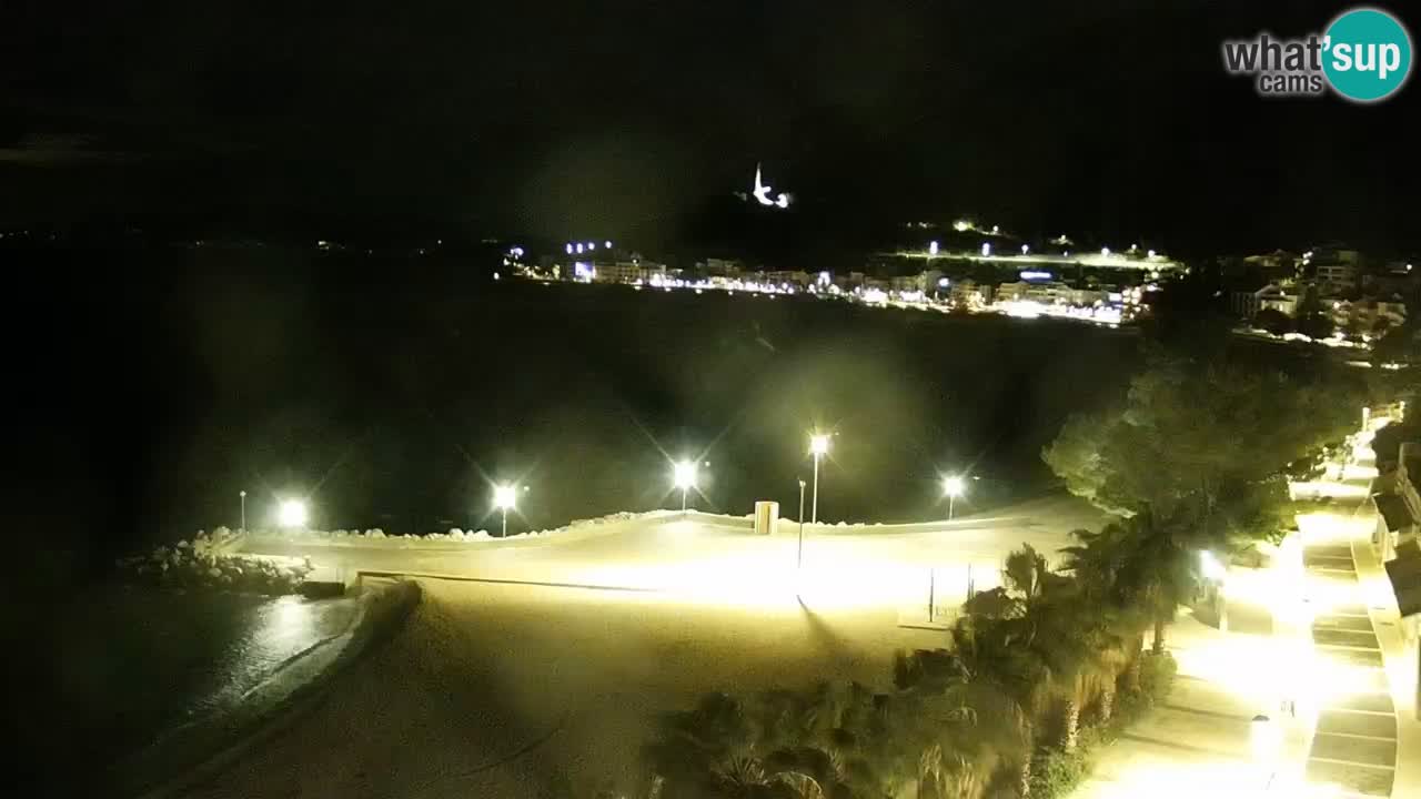 Live webcam Podgora beach – Dalmatia – Croatia