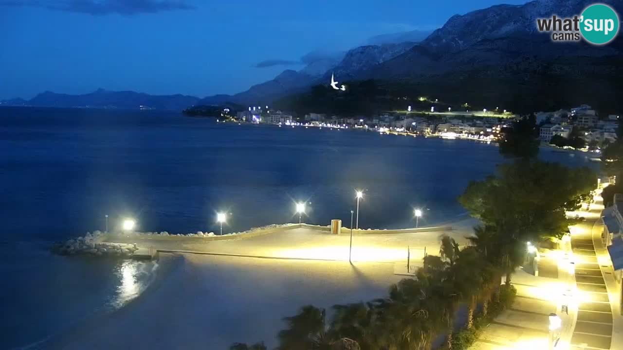 Live webcam Podgora beach – Dalmatia – Croatia