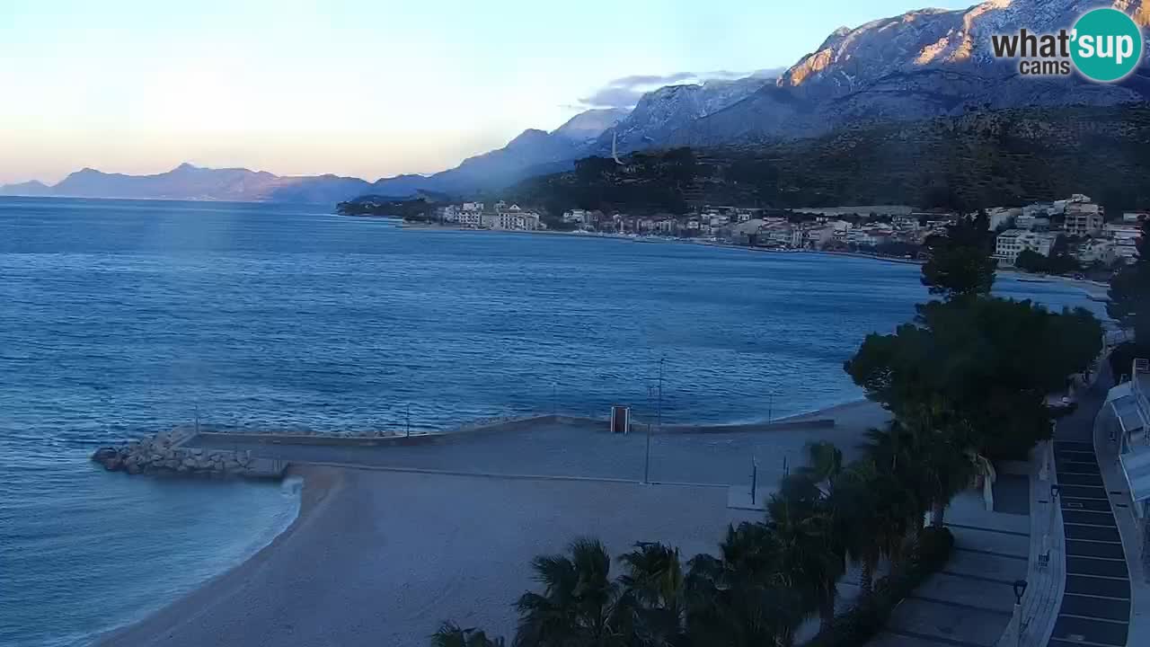 Live webcam Podgora beach – Dalmatia – Croatia