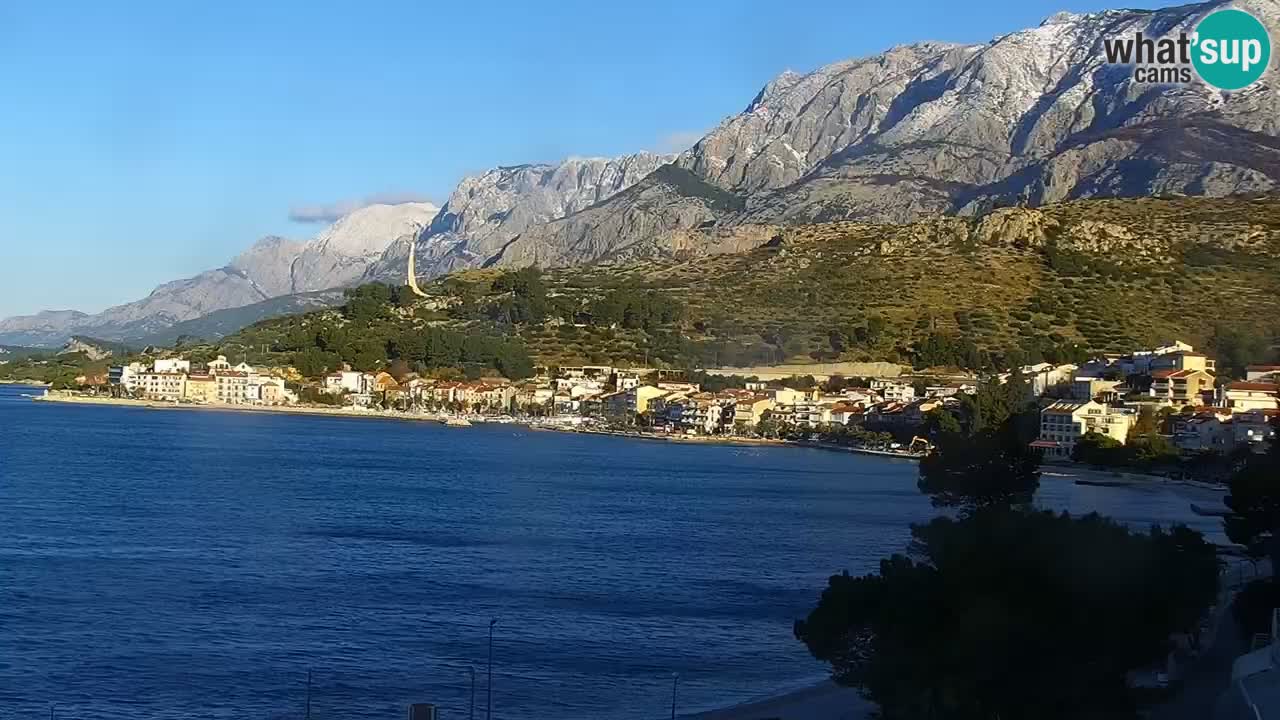 Live webcam Podgora beach – Dalmatia – Croatia