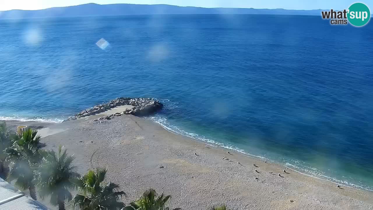 Live webcam Podgora beach – Dalmatia – Croatia