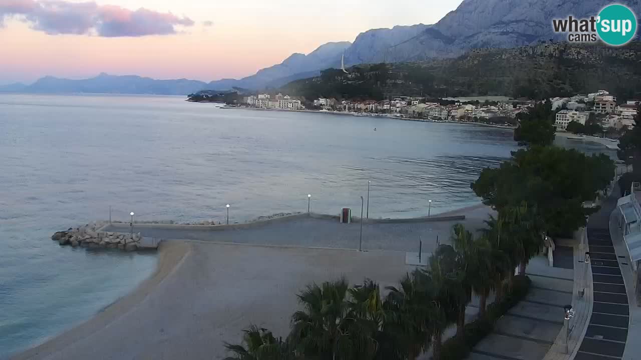 Live webcam Podgora beach – Dalmatia – Croatia