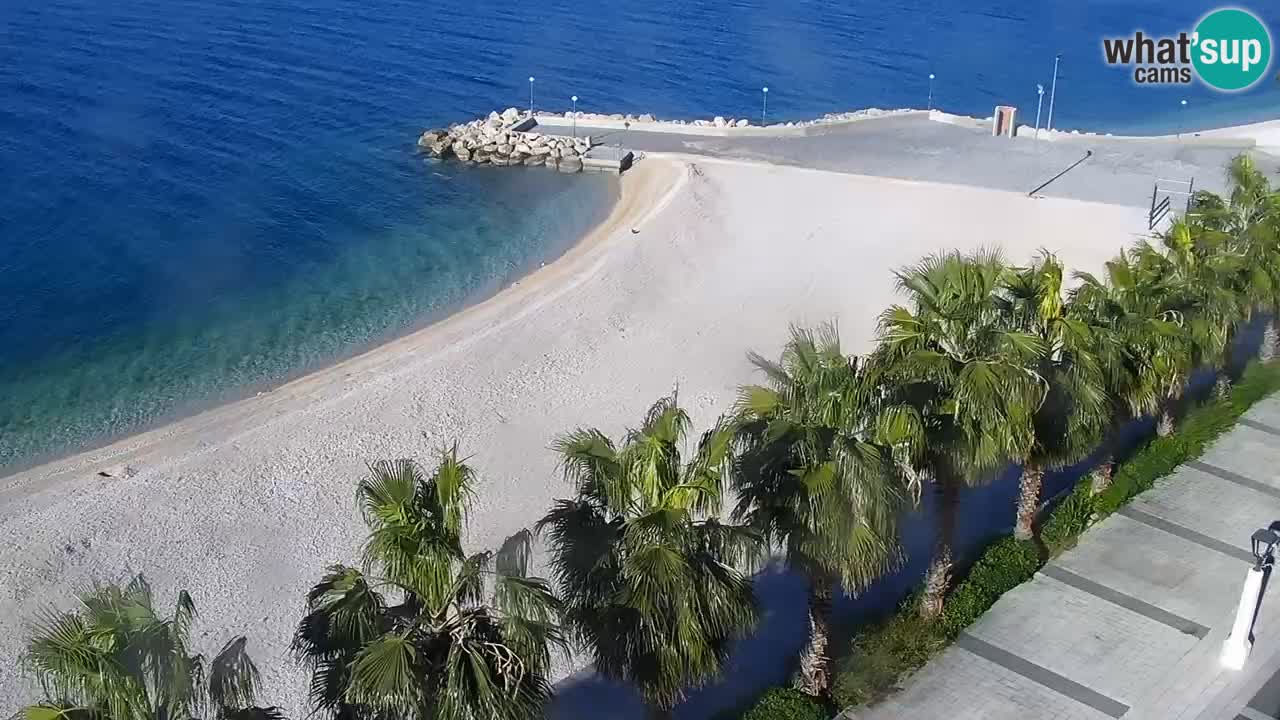 Live webcam Podgora beach – Dalmatia – Croatia