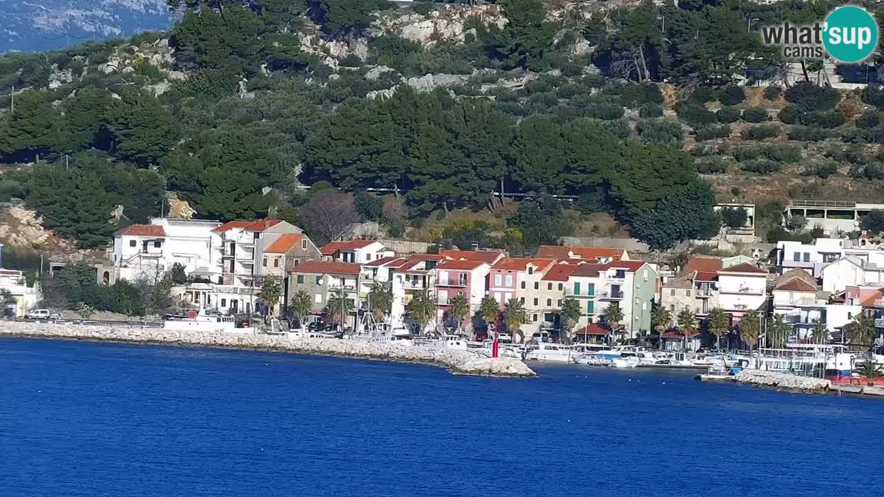 Live webcam Podgora beach – Dalmatia – Croatia